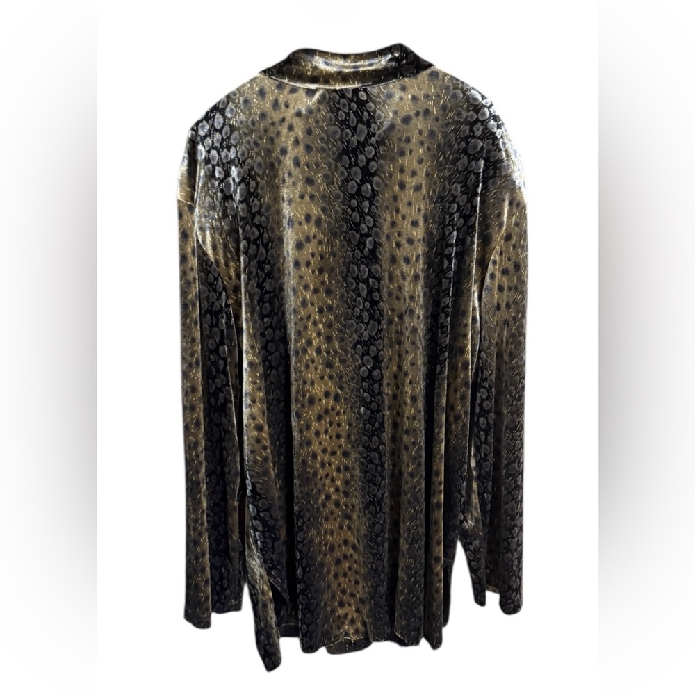 Velvety Button Down Jacket - Picture 2 of 6